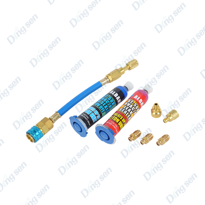 Automotive air conditioning sealant filling system