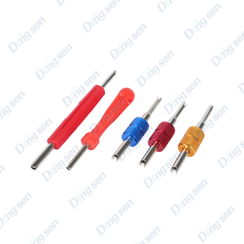 Tire valve core wrench