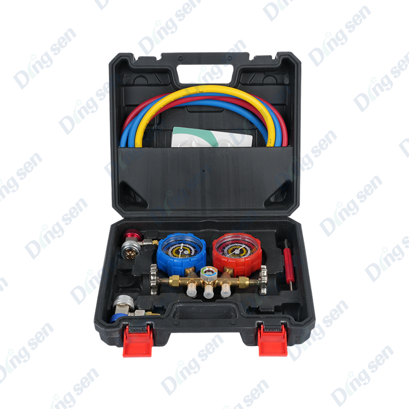 Car air conditioning fluorine charging gauge