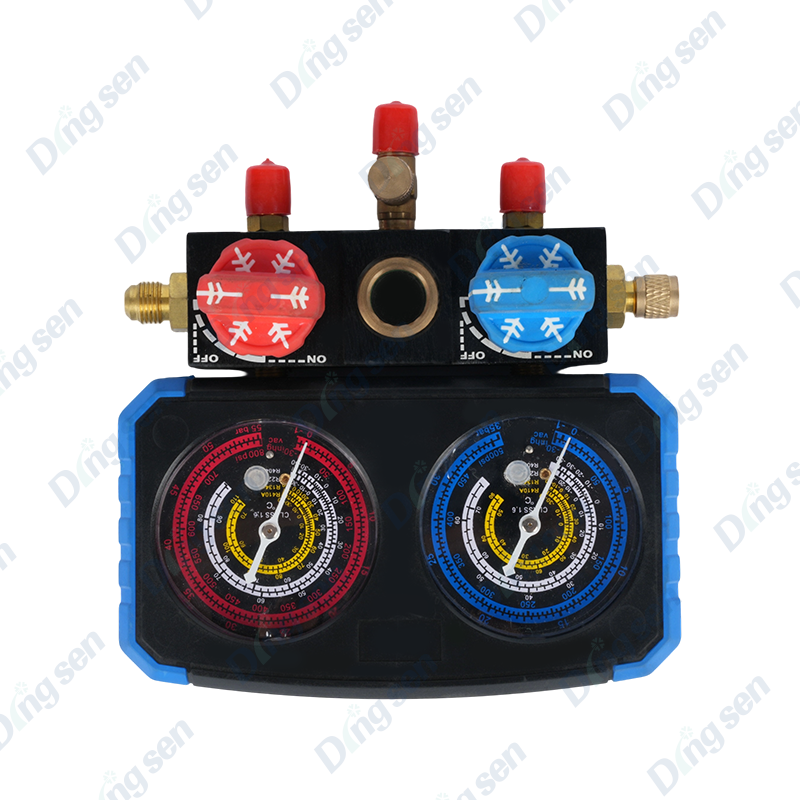 Car air conditioning fluorine charging gauge